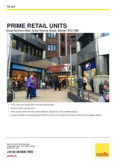 Retail property (high street) to rent, Great Victoria St Belfast BT2 7GN