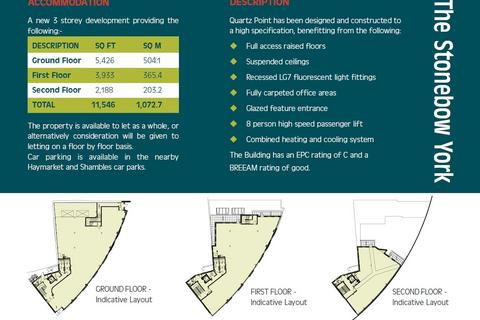 Office to rent, The Stonebow York YO1 7NY