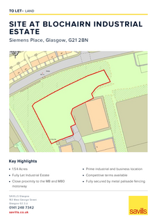 Land to rent, 3 Siemens Pl Glasgow G21 2BN