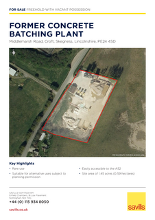 Factory for sale, Middlemarsh Rd Croft PE24 4SD