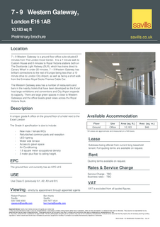 Office to rent, 7-9 Western Gtwy London E16 1AA