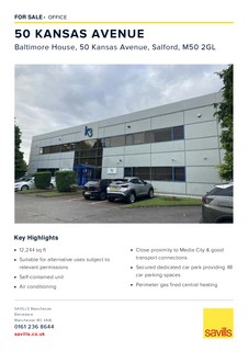 Office for sale, 50 Kansas Ave Salford M50 2GL