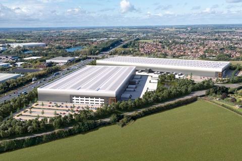 Distribution warehouse to rent, Panattoni Park Milton Keynes Newport Pagnell MK16 0QE