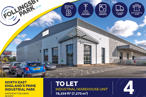 Distribution warehouse to rent, 4 Follingsby Av Gateshead NE10 8HQ