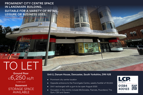 Retail property (high street) to rent, 49-61 St Sepulchre Gate Doncaster DN1 1UB