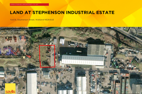Land to rent, Stephenson St Wallsend NE28 6UE