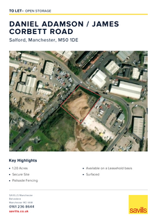 Land to rent, James Corbett Rd Salford M50 1DE