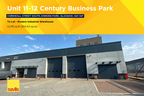 Industrial development to rent, 7-12 Cornwall Street South Glasgow G41 1AA