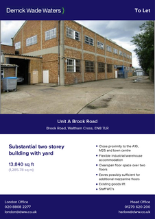 Warehouse to rent, Unit A Brook Road Waltham Cross EN8 7NP