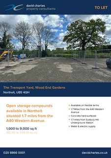Land to rent, Wood End Gdns Northolt UB5 4QH