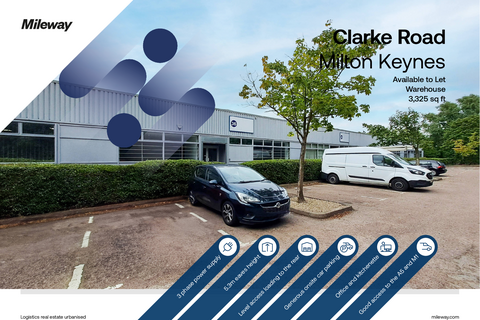 Warehouse to rent, 36 Clarke Rd Milton Keynes MK1 1LG