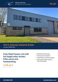 Warehouse to rent, Hythe Rd London NW10 6RJ