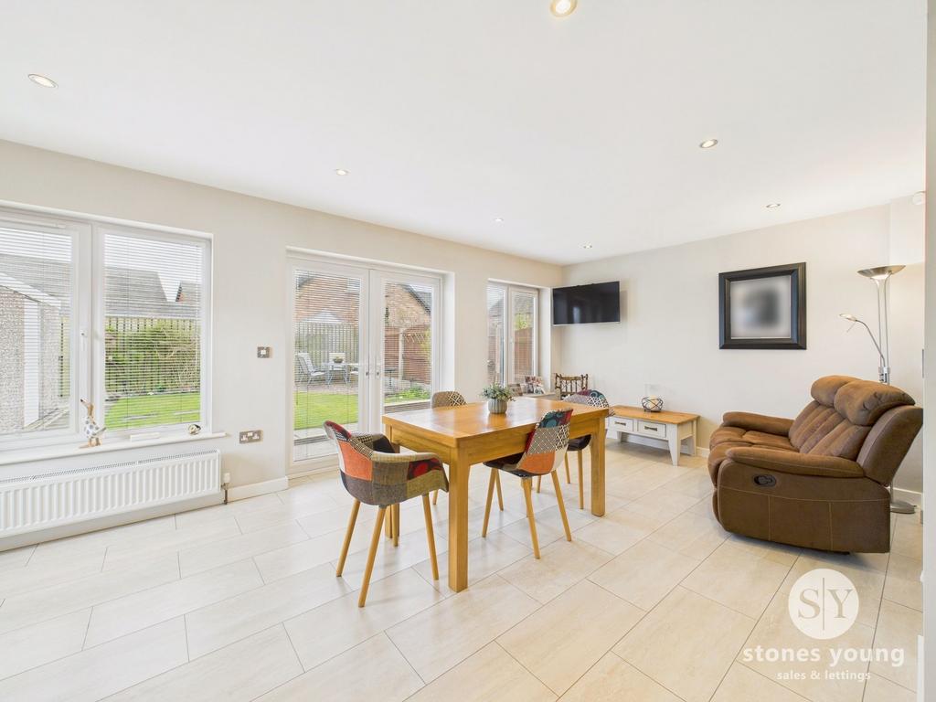 Open Plan Extended Living Dining Kitchen