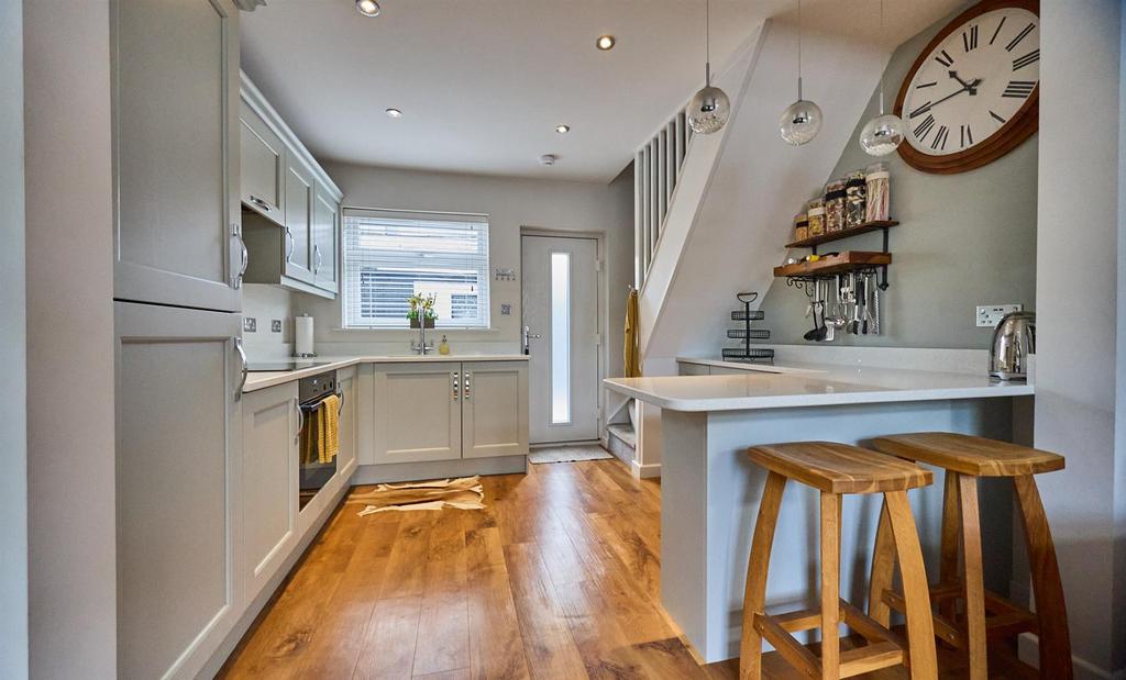 Rear refitted breakfast kitchen