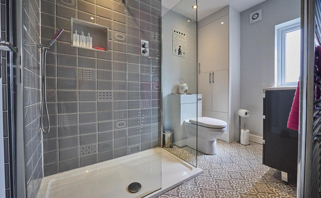Refitted shower room