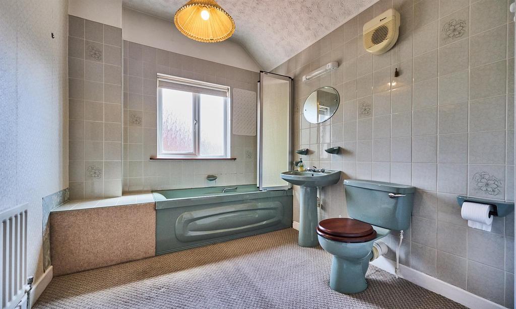 Bathroom to rear