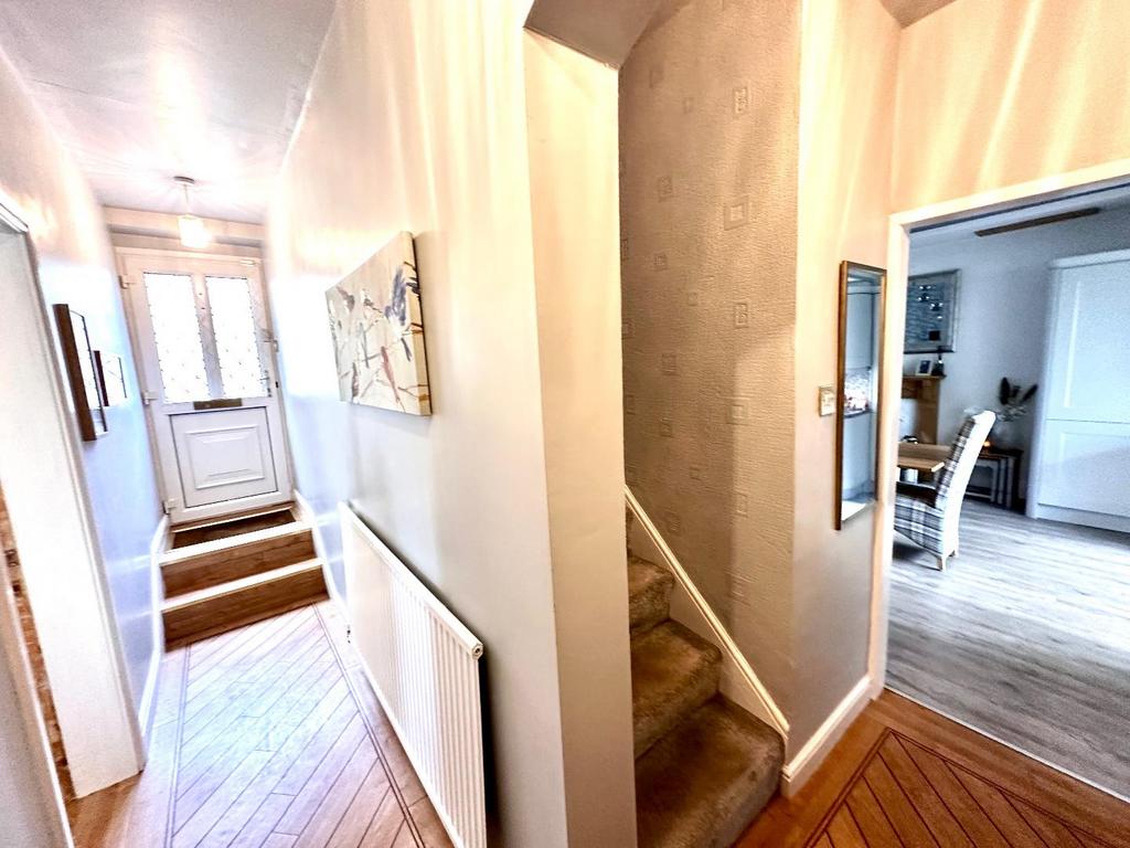 Reception  l shaped hallway