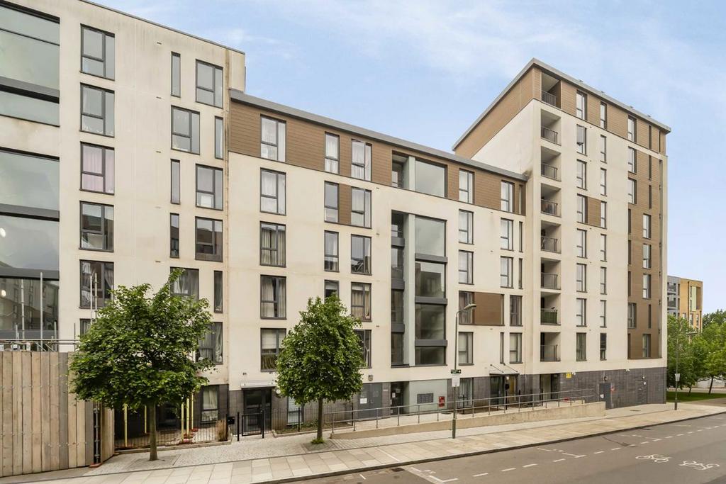 Apartment building facade, block of apartments