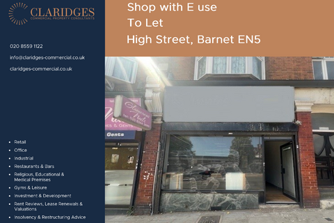 Retail property (high street) to rent, 7F High St Barnet EN5 5UE
