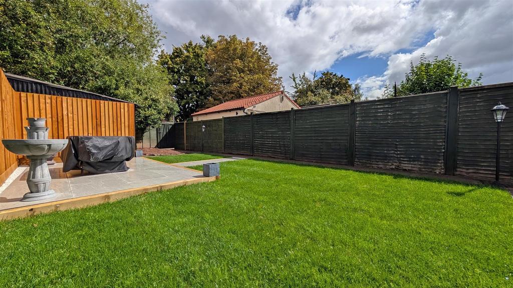 Rear garden