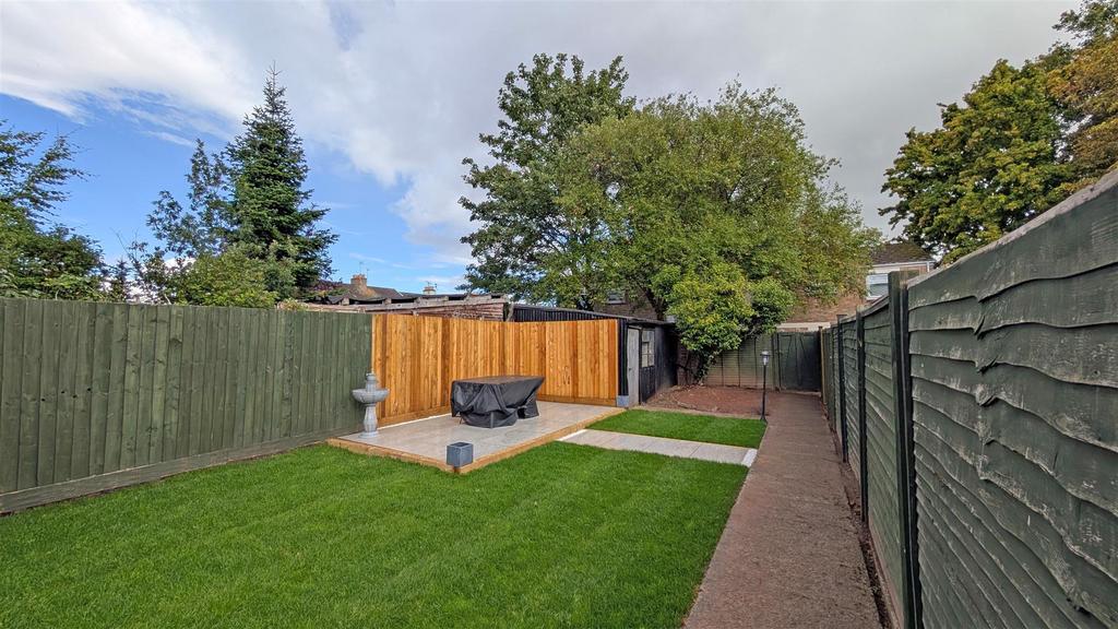 Rear garden