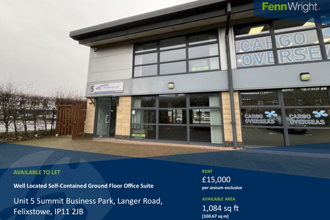 Office to rent, Gulpher Rd Felixstowe IP11 9RB
