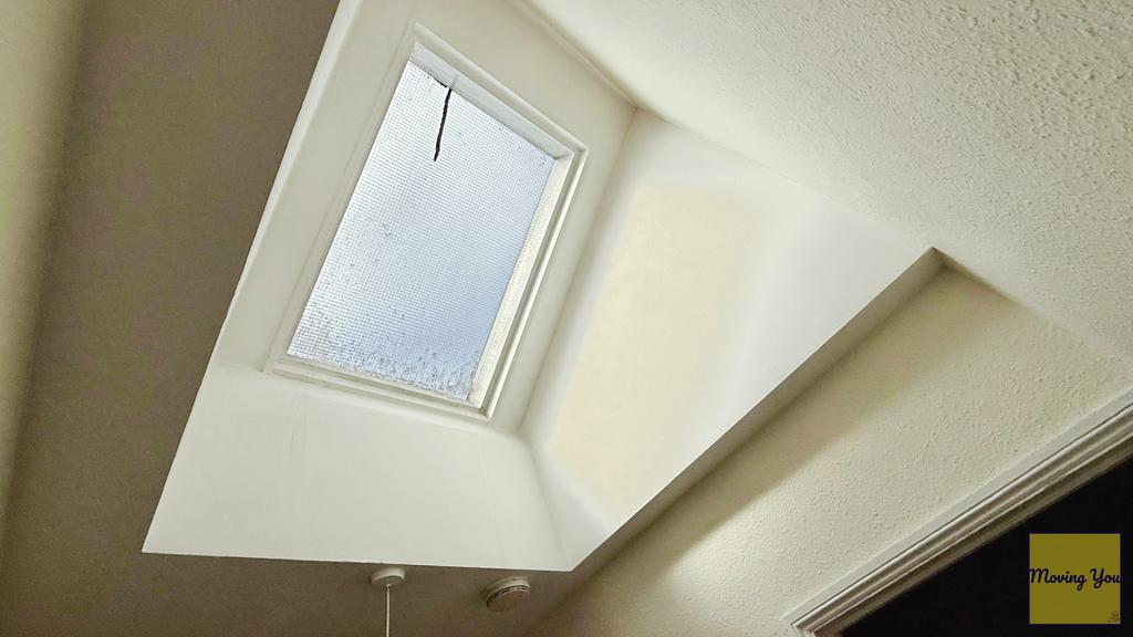 Skylight on first floor