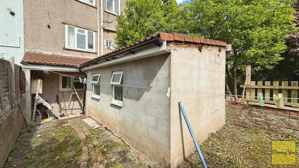 Rear of property/ view of extension