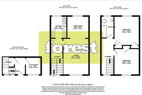 2 bedroom flat for sale, Florence Road, Feltham, Middlesex, TW13