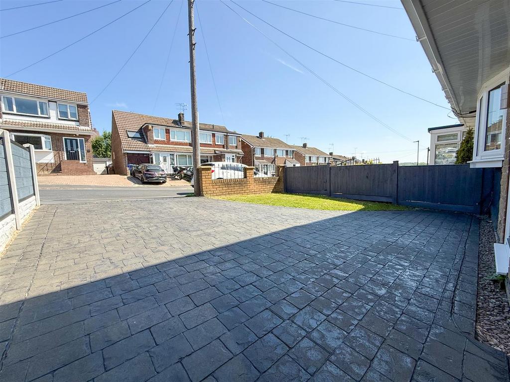 Driveway and front garden