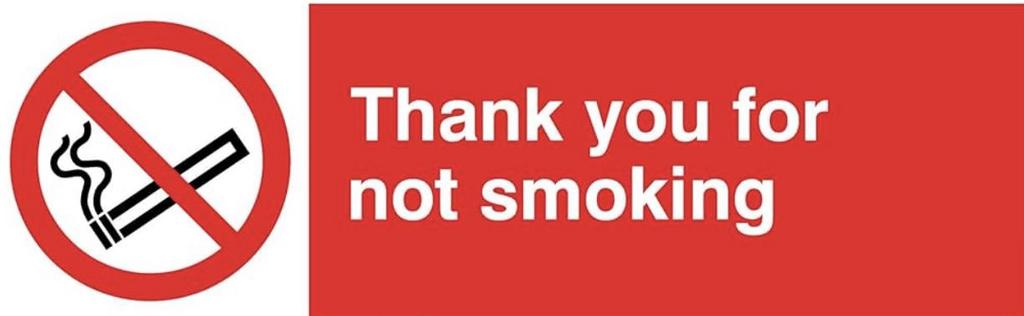 Horizontal thank you for not smoking sign.png