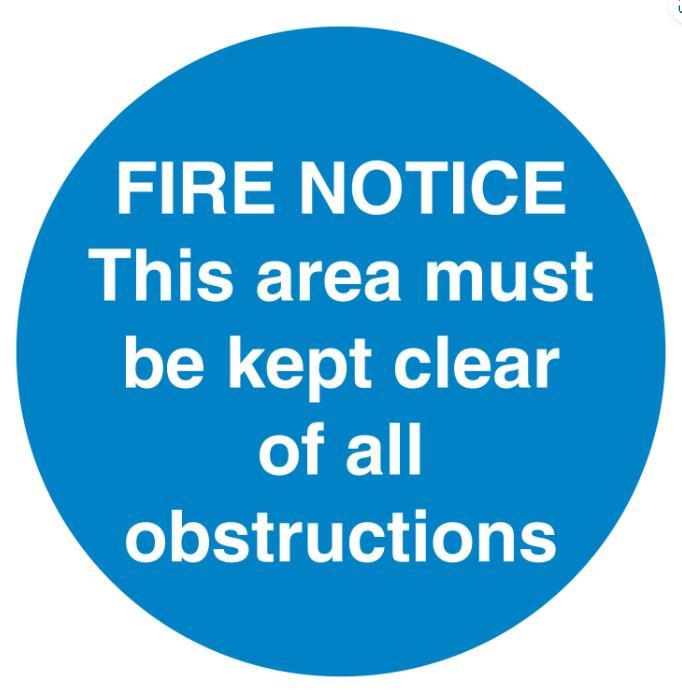 Fire safety no obstructions sign.png