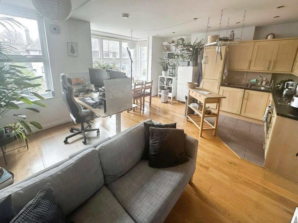 Open-plan living area, open plan living