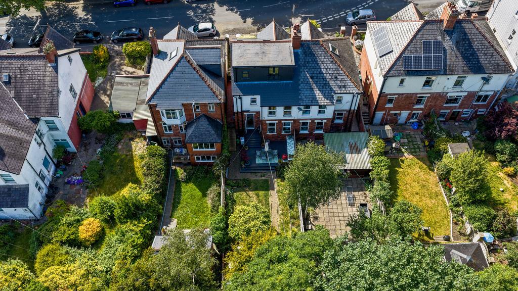 Rear of property