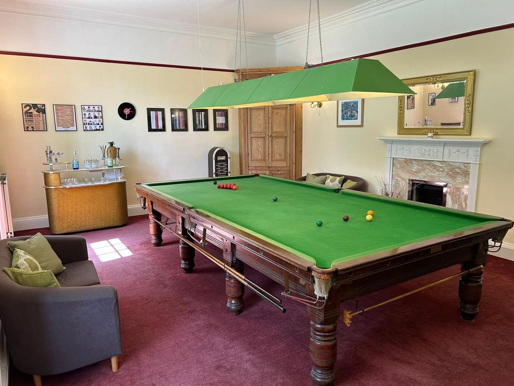Reception Room 2 / Snooker Room (Front Aspect)