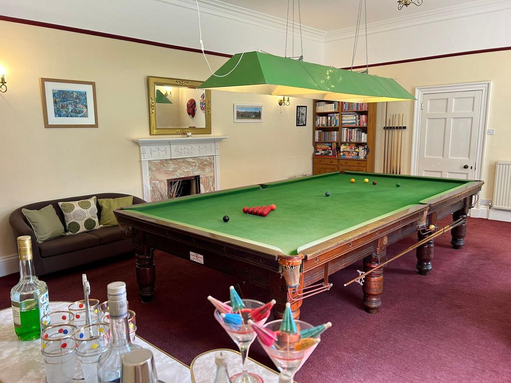 Reception Room 2 / Snooker Room (Front Aspect)