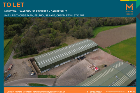 Warehouse to rent, Bones Ln Cheddleton ST13 7BT