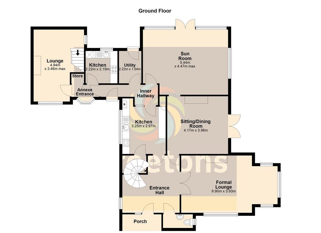 Brookfield House, St Nicholas Road, Thorne - Groun