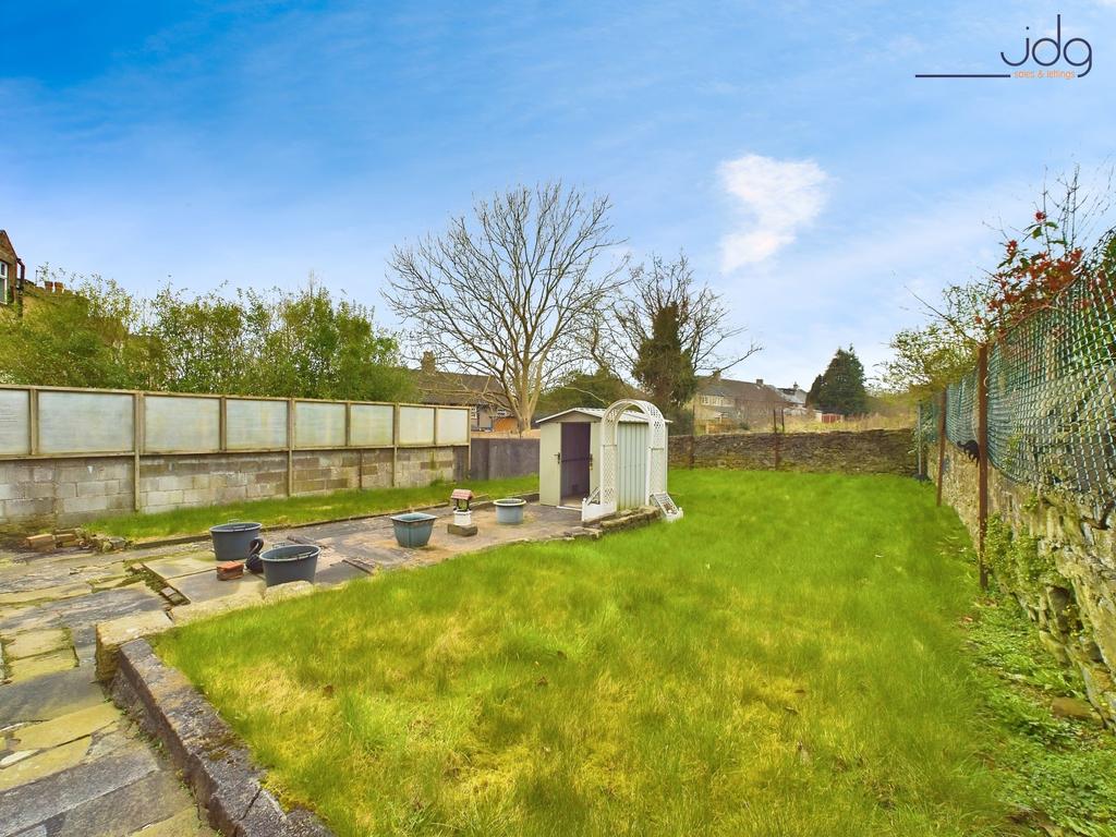 The rear garden