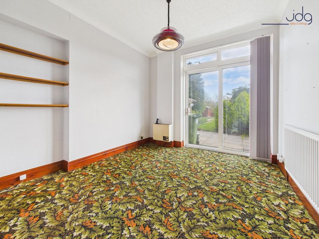 Sitting Room with sliding doors
