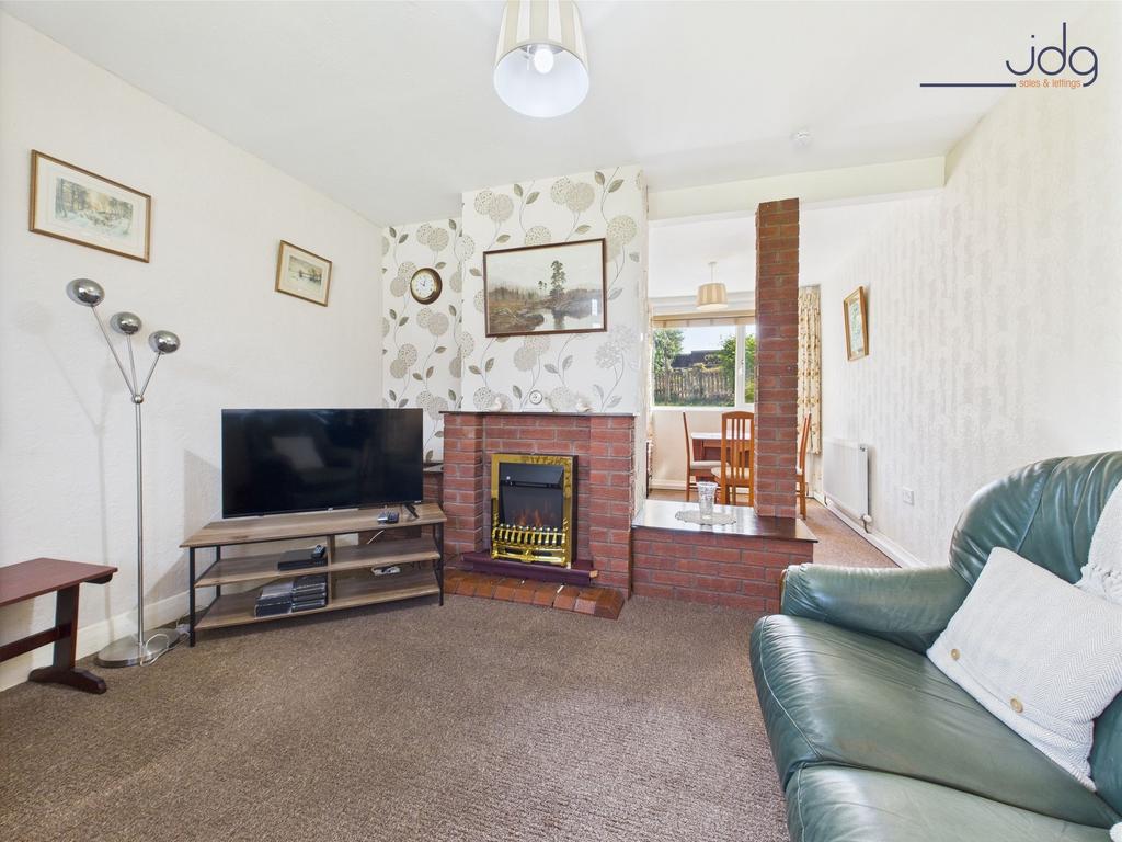 Living Room, open plan leading to the dining room