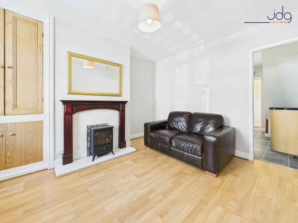 Living Room with electric fire