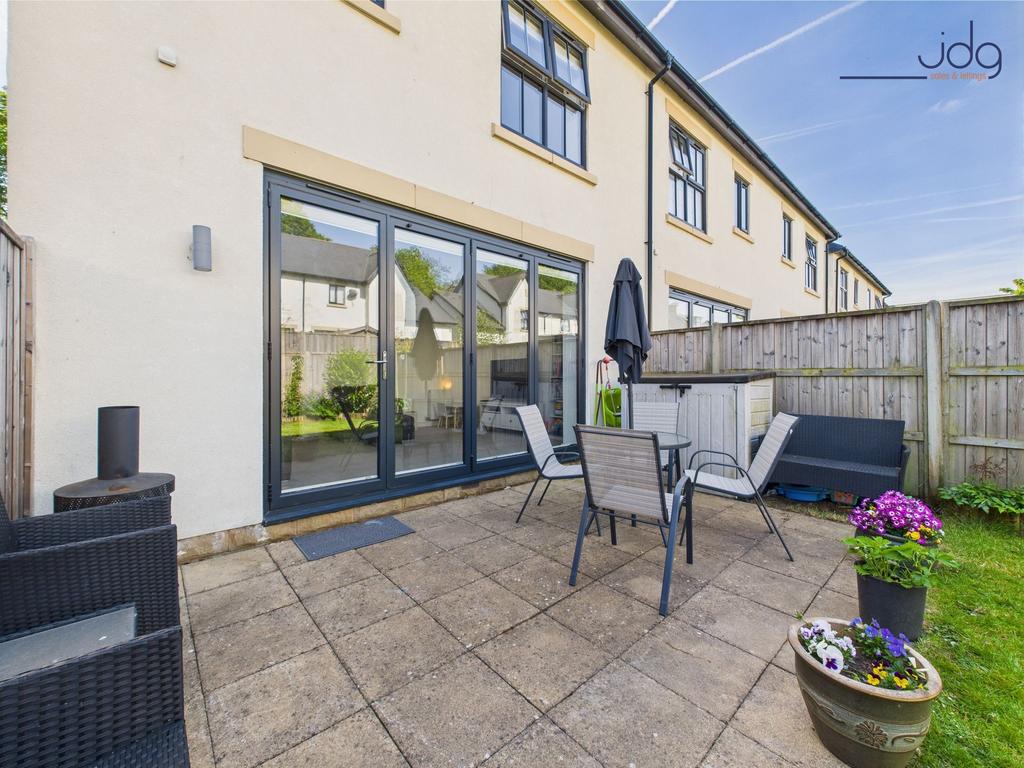 Paved Patio and bi-fold doors