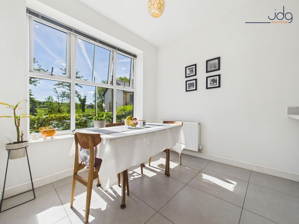 Bright Open plan kitchen diner