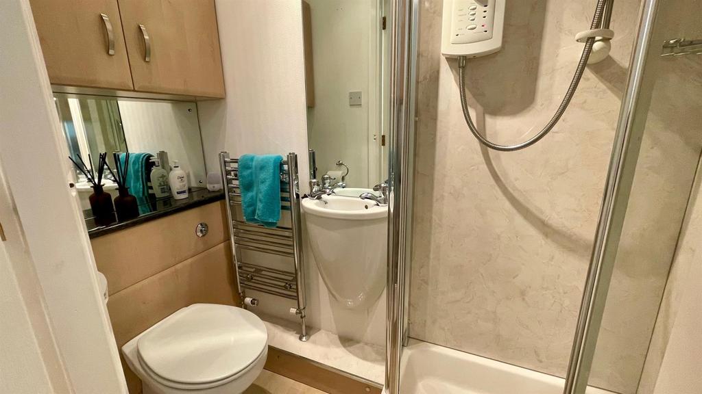 Three piece shower room