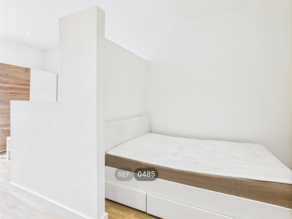 Kitchen, Living and Bedroom area