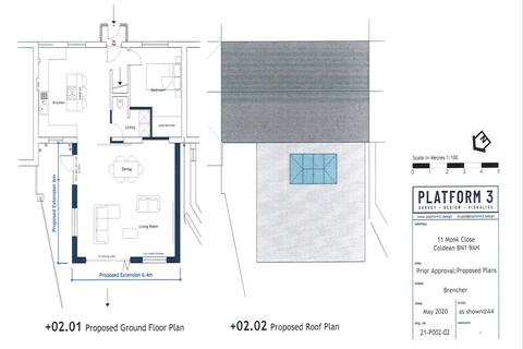 2 bedroom terraced house for sale, Monk Close, Brighton BN1