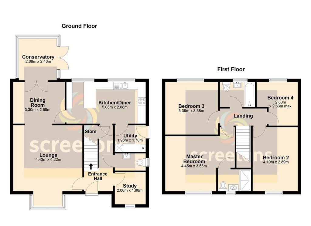 21 Kingsmede, Moorends - all floors.JPG