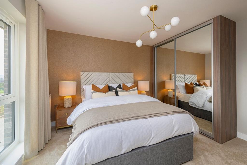 The main bedroom offers plenty of space to unwind