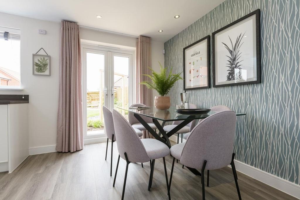 French doors open out to the rear garden